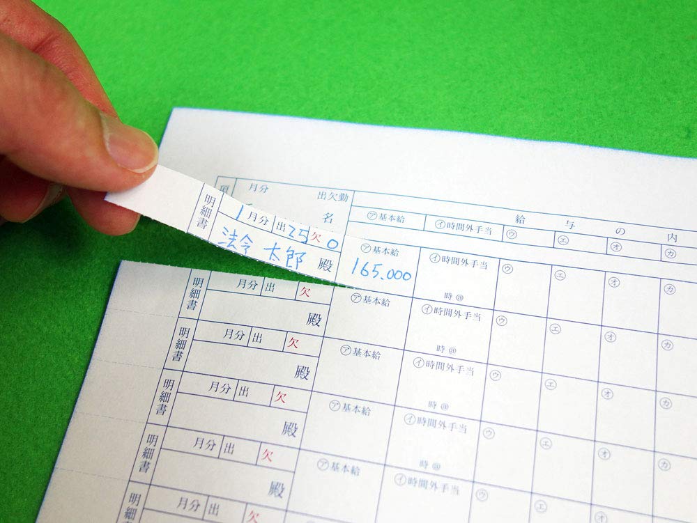 Amazon | 日本法令 タック式給料明細書・給料台帳 給与 B-1 | ノー